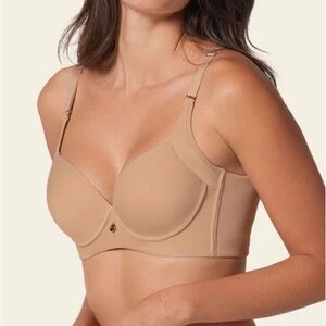 Leonisa NEW High Profile Back Smoothing Bra with Full Coverage Cups